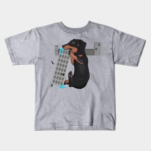 Attack of the Enormous Dachshund!!! Kids T-Shirt